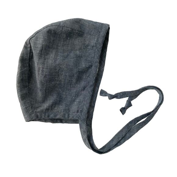 Briar Baby Chambray Bonnet Pilot Cap - Blue - 3-6M - Picture 1 of 5